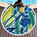 Best selling high absorbent microfiber round beach towel